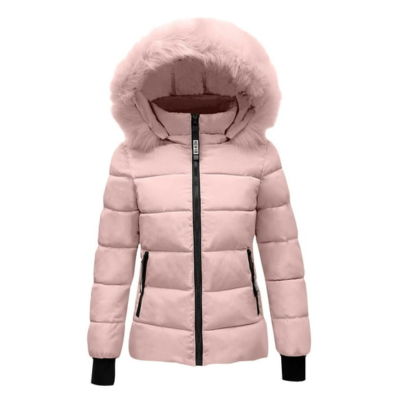 Yucgh Winter Coat Women's Warm Jacket Long Sleeve Winter Coat with Pocket, Insulated and Comfortable Outerwear for Cold Seasons, Fashionable Design,XL