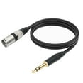 thumbnail image 1 of Yucurem 1/4 Inch To Xlr Cable Quarter Inch To Xlr Male Balanced Interconnect Cord (2M), 1 of 10