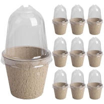 Yucurem 10Pcs Seedling Cup Plant Growing Cup Versatile Gardening Supplies Gardening Supplies (6cm No Holes)