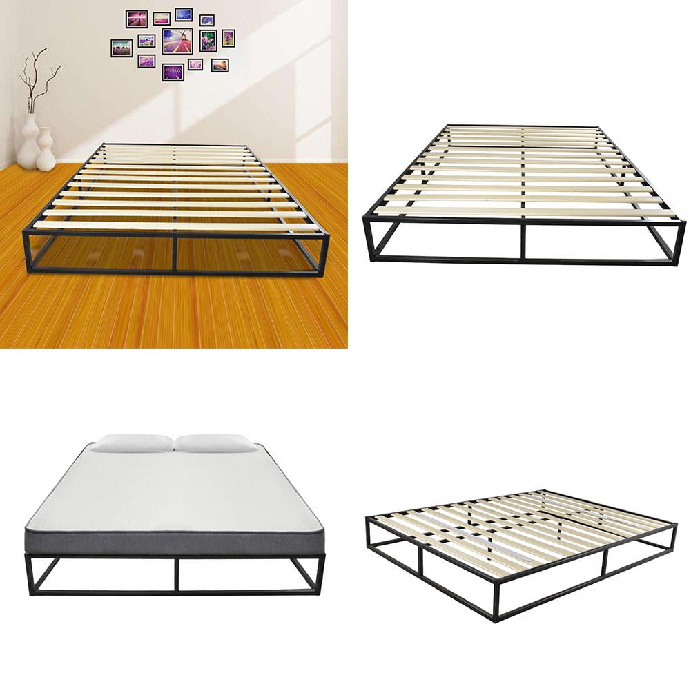 Yucurem 1pc Simple Basic Rental Room Home Reinforced Iron Bed Queen