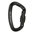 thumbnail image 1 of Yucurem 25KN D Shape Carabiner 25KN D Shape Safety Lock Carabiner Outdoor Climbing Buckle (Black), 1 of 3