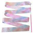 thumbnail image 1 of Yucurem 2M Dance Ribbon Rhythmic Dance Ribbon With Twirling Stick Art Gymnastics Ribbon Dance Sports Essential (A), 1 of 10