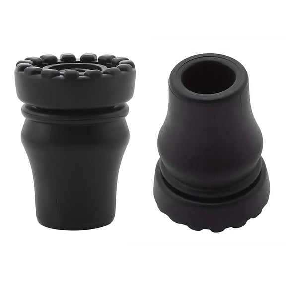 Yucurem 2Pcs Walking Stick Bottom Pads 22mm Non-slip Cover for Climbing Hiking Outdoor Walking Stick (C)
