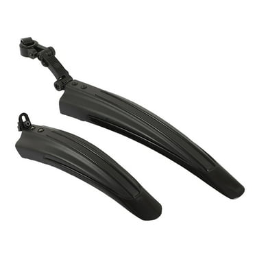 Yucurem 2pcs Mountain Bicycle Splash Fender Guard Bike Rear Front Mudguard (Black)