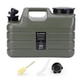 thumbnail image 1 of Yucurem 3 Gallon Water Container with Spigot, No Leakage Camping Water Jug, Portable Water Storage Tank for Emergency Outdoors Camping Hiking Picnic, Green, 1 of 9