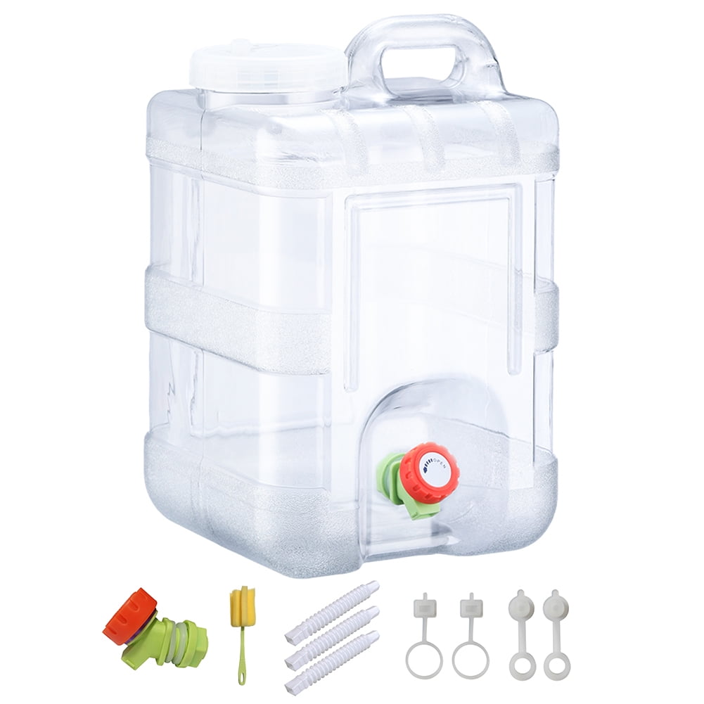 Yucurem 4 Gal Portable Water Tank Jug with Handle, No Leakage Water ...