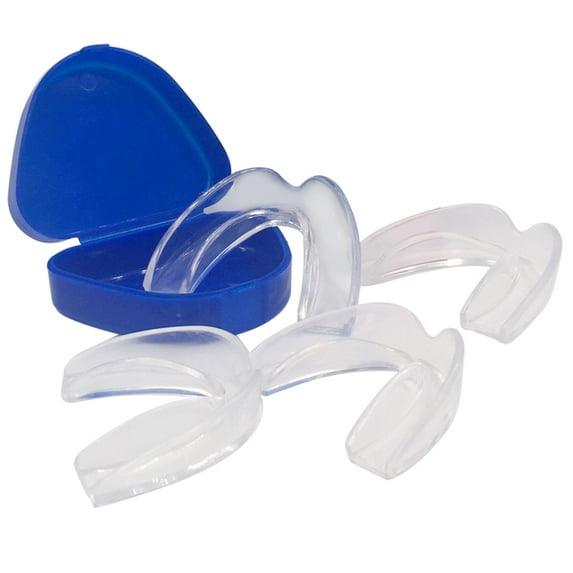 Yucurem 4Pcs Mouth Guard EVA Anti-Grinding Mouthguard Sports Mouth Guard for Adults Kids