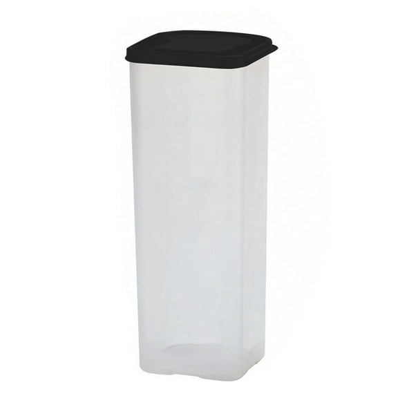 Yucurem 5.4 L Plastic Bread Box Bread Container For Sandwich Loaf Sliced Breads Kitchen Essentials (Black)