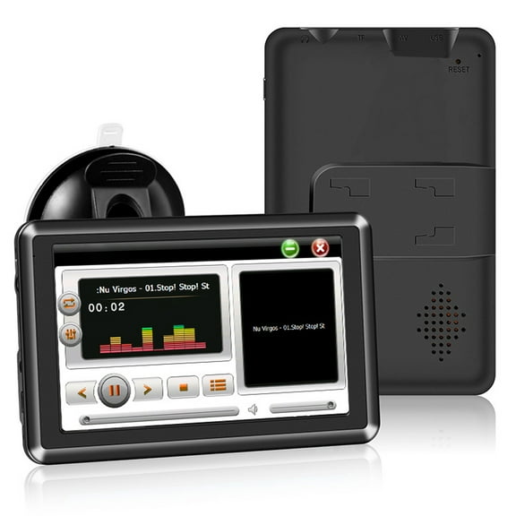 Yucurem 5 Inch Sat Nav 256MB+8G Car Monitor Voice Reminder Speeding Alarm (US Map)