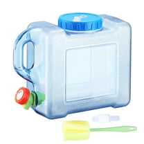 Yucurem 5L Water Bucket Barrel with Camping Water Bag for Barbecue Picnic Hiking Camping Kitchen Utensils (Blue)