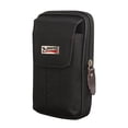 thumbnail image 1 of Yucurem 5pcs Multi-function Men Fanny Mobile Phone Waist Bags Canvas(Black), 1 of 9