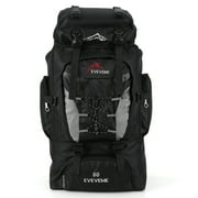 Yucurem 80L Climbing Backpack Large Capacity Hiking Backpack Travel Accessories Camping Storage (Black)