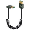 thumbnail image 1 of Yucurem 8K Hdmi-compatible To Hdmi-compatible 2.1 Coiled Cable 48Gbps(A To A Down), 1 of 10