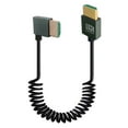 thumbnail image 1 of Yucurem 8K Hdmi-compatible To Hdmi-compatible 2.1 Coiled Cable 48Gbps(A To A Right), 1 of 10