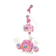 thumbnail image 1 of Yucurem The All-in-One Microphone Toy with Adjustable Stand, Karaoke Machine with Bubble Maker, Vioce Changer & Colorful Lights for Birthday Gifts for Little Singers (Pink), 1 of 6