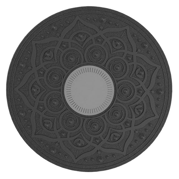 Yucurem Balance Exerciser Balance Trainer Wobble Balance Board Non-slip Balance Exerciser for Core Training (Grey)