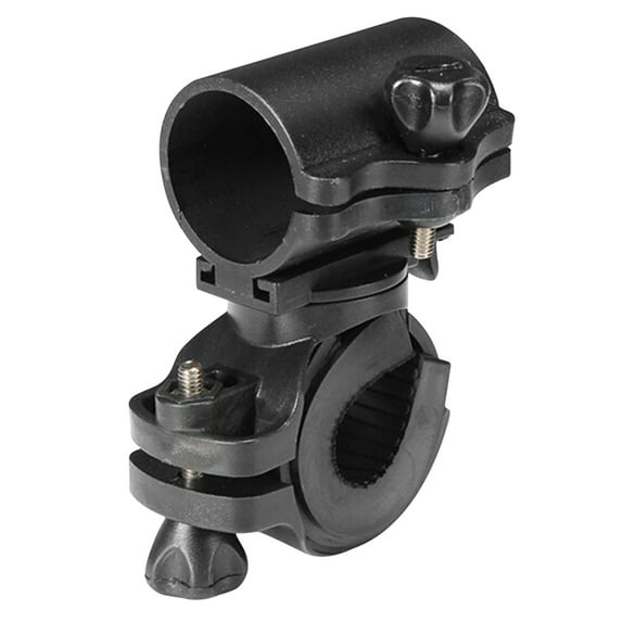 Yucurem Bike Flashlight Mount Handlebar Light Holder for Mountain Bike Cycling Riding Bicycle Lights (Black)