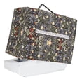 thumbnail image 1 of Yucurem Boho Floral Sewing Machine Dust Cover, Vintage Floral Protective Cover with Pockets for Most Standard Sewing Machines and Accessories, 1 of 8