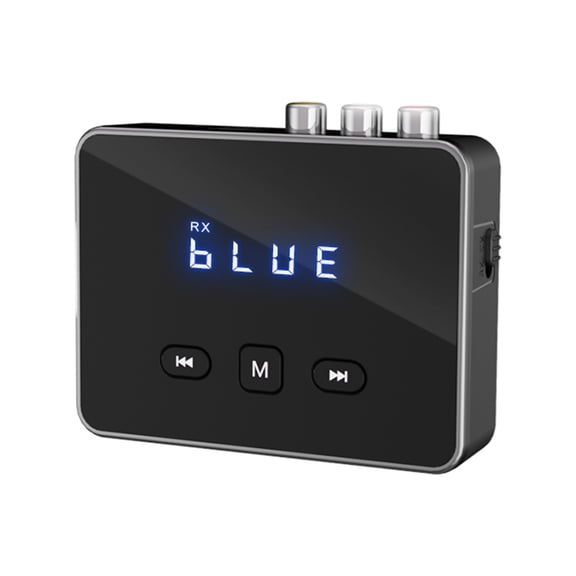 Yucurem Bt 5.4 Transmitter Receiver with Rca 3.5mm Aux & Display Wireless Audio Adapter