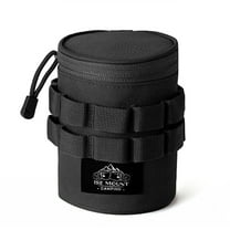 Yucurem Camping Accessory Bag Lightweight with Handle Camping Accessories Camping Storage (Black)