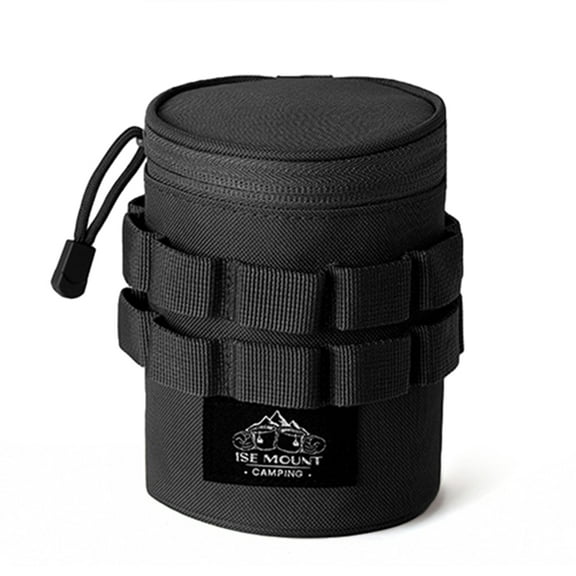 Yucurem Camping Accessory Bag Lightweight with Handle Camping Accessories Camping Storage (Black)