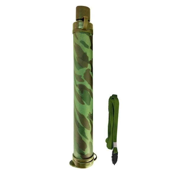 Yucurem Camping Filter Water Purifier Outdoor Wild Life Emergency Tool (Camouflage)