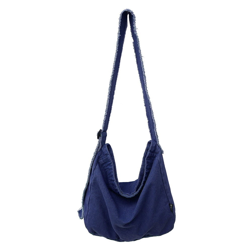Yucurem Canvas Crossbody Bag, Large Capacity Messenger Bag