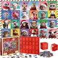 thumbnail image 1 of Yucurem Christmas Puzzle Advent Calendar 2025 for Adults, 24 Day Christmas Jigsaw Puzzles Countdown Calendars, 1000 Pieces Holiday Puzzle for Xmas Party Family Gifts, 1 of 8