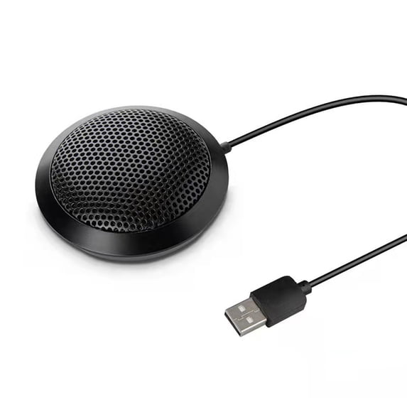 Yucurem Conference Microphone 360 Omnidirectional Condenser Mic for Laptop Pc(usb)