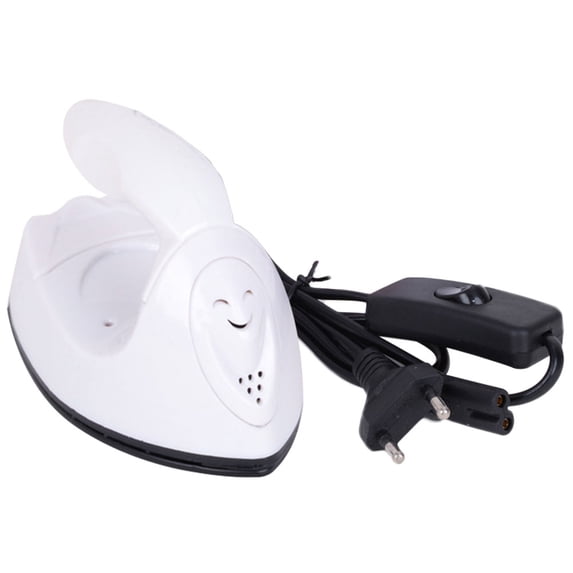 Yucurem DIY Handy Iron Portable Electric Heat Press Iron for Heat Transfer Handheld Mini Iron(EU White)