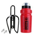 thumbnail image 1 of Yucurem DUUTI 500ml MTB Road Bike Water Bottle + Cup Holder Cage Rack Mount (Red), 1 of 9