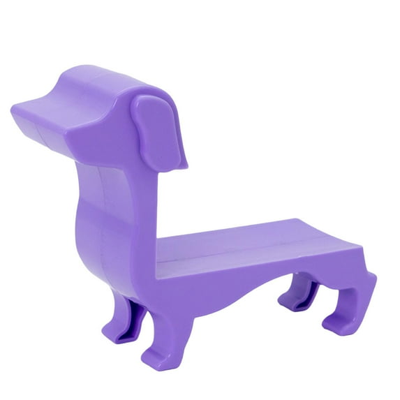 Yucurem Dachshund Wine Bottle Holder Funny Countertop Wine Rack For Home Decor Kitchen Essentials (Purple)