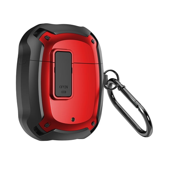 Yucurem Earphone Shockproof Headphone Box Case for Google Pixel Buds A-series (Red)