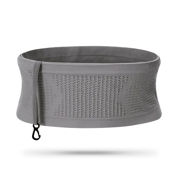 Yucurem Elastic Waist Belt Bags for Outdoor Sport, Breathable Running Waist Bag, Anti-Theft Pack Belt Bags (M gray)