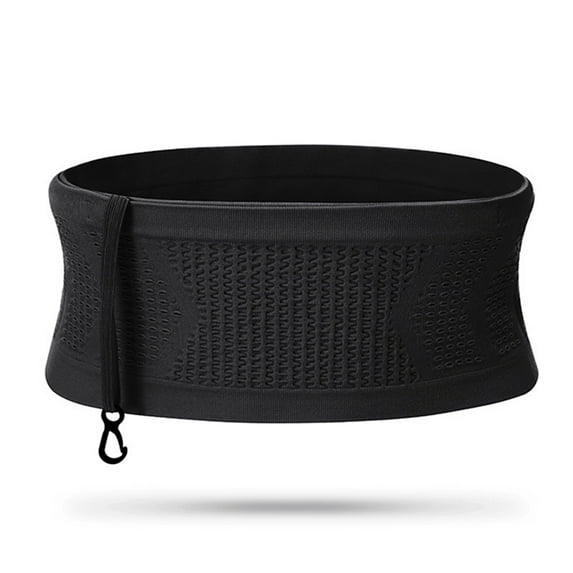 Yucurem Elastic Waist Belt Bags for Outdoor Sport, Breathable Running Waist Bag, Anti-Theft Pack Belt Bags (S Black)