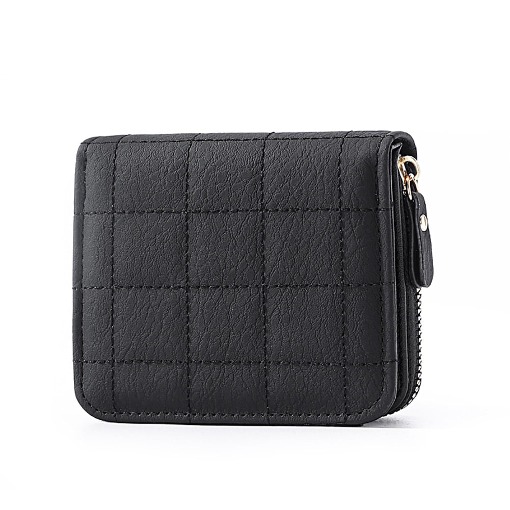 BRIEFING SHORT WALLET maid inUSA、BLACK Yucurem-Fashion-Women-Wallet-