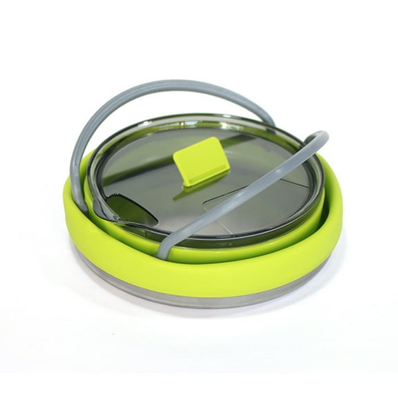 Yucurem Foldable Water Kettle Mini Travel Kettle Collapsible Hot Water Boiler Camping Kitchen Utensils (A)