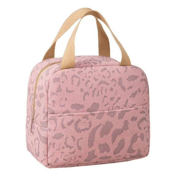 Yucurem Insulated Lunch Bag Thermal Lunchbox Bag For Work Office School (Pink) Portable lunch bag (Pink)