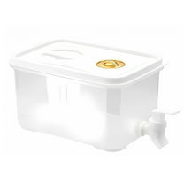 Yucurem Leakproof Fridge Drink Dispenser With Spigot Filter Design Water Jug Kitchen Essentials (3.5L)