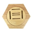 thumbnail image 1 of Yucurem Medal Holder Display - 1 Pack Hexagonal Honeycomb Medal Display Stand (A), 1 of 8