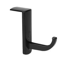 Yucurem Monitor Side Headphone Hanger Universal Hook Headphones Accessories (Black)