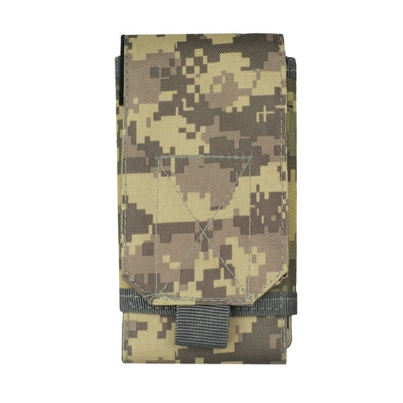 Yucurem Outdoor Small Waist Bag Pack, EDC Utility Pouch Bag, Waist Bag with Cellphone Holster (Multicolor)