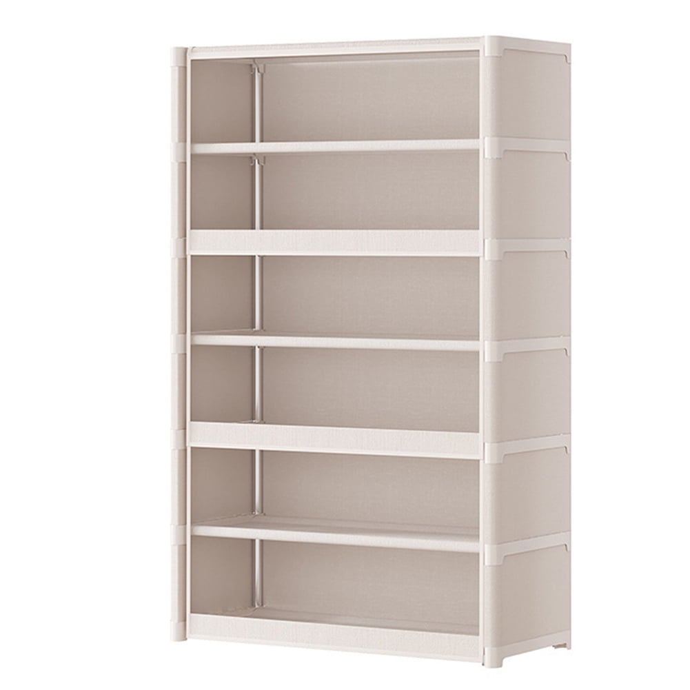 Yucurem Portable Shoe Rack with Covers, 7 Tiers Tall Shoe Rack Organizer, Large Capacity Dustproof Shoe Cabinet Closet, Entryway, Dorm, Bedroom & Hallway, 25.2x11.81x41.34inch