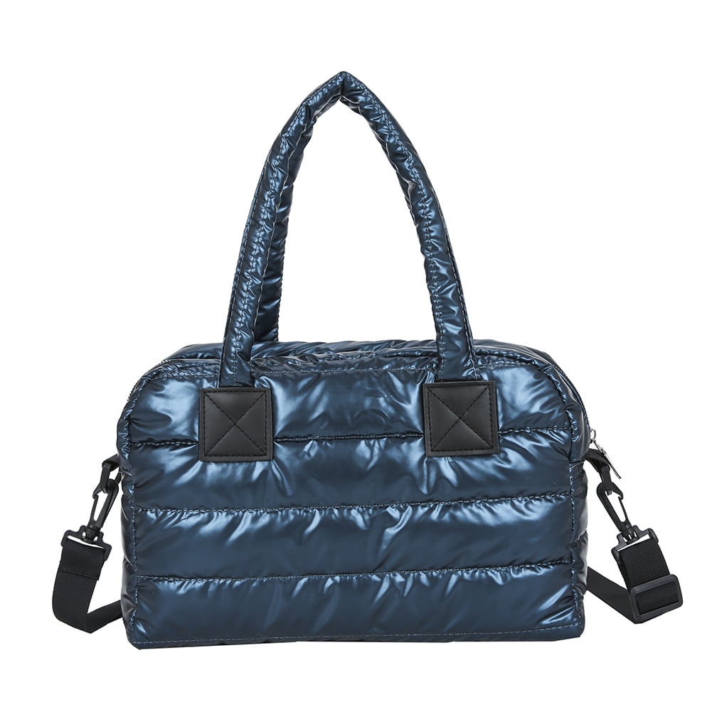 Yucurem Puffy Crossbody Bag Quilted Lattice Shoulder Bags Down
