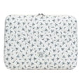 thumbnail image 1 of Yucurem Puffy Quilted Floral Laptop Case, Maple Leaf Padded Laptop Sleeve, Coquette Aesthetic Shockproof Cover for iPad, Computer, Tablet, Notebook, 14.96" x 0.98" x 11.42" (Blue), 1 of 8