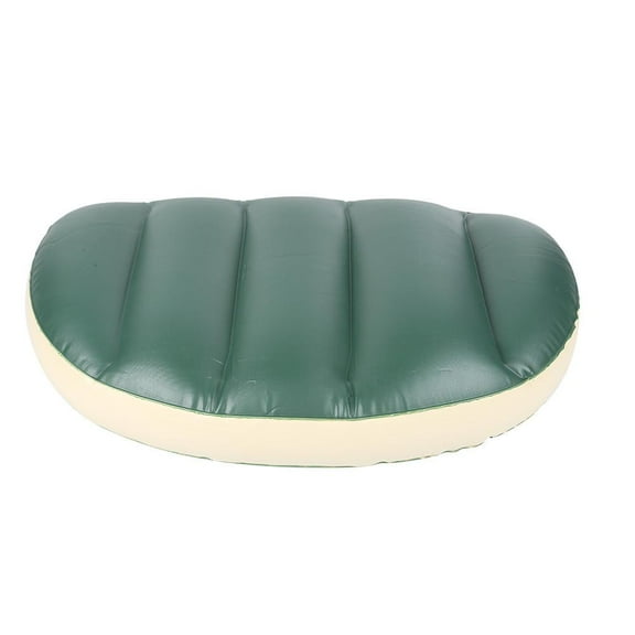 Yucurem Pvc Inflatable Seat Air Cushion Outdoor Fishing Boat Cushion Kayaking Essentials (green + Beige)