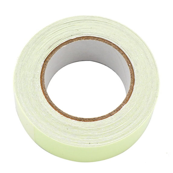 Yucurem Removable Fluorescent Tape, Glow in The Dark Tape, Waterproof Luminous Reflective Tape for Stairs, Walls, Steps, Exit Sign, Theatres, Staged & Dark Areas (Green)