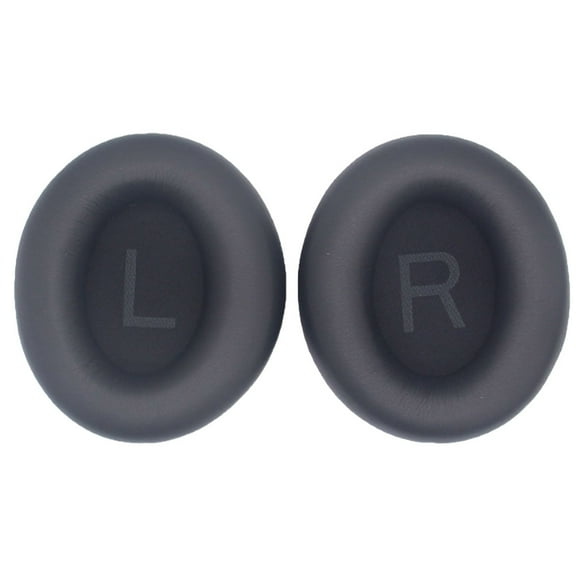 Yucurem Replacement Ear Pads Protein Leather Cover for Q45 Soundcore Life (Black)