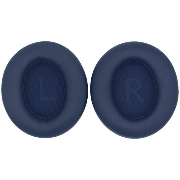 Yucurem Replacement Ear Pads Protein Leather Cover for Q45 Soundcore Life (Blue)