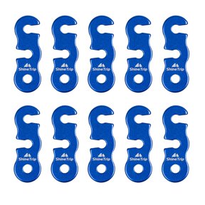20PCS Plastic Cord Tensioners Rope Adjuster Tent Guy-Line Wind Rope ...
